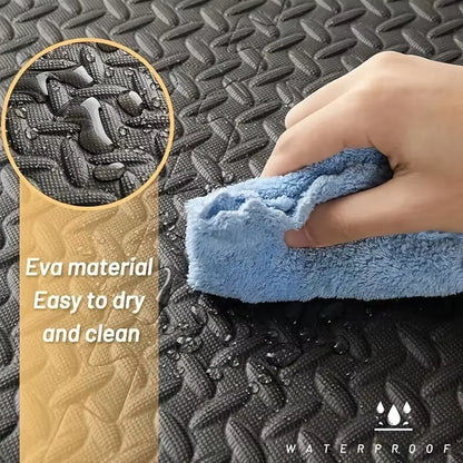 8/16 Pcs Foam Fitness Non Slip Yoga Mat Fitness Floor Tile Protection Pad Fitness Equipment Mat Suitable for Indoor Fitness