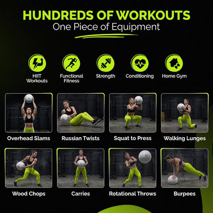 Slam Ball 10/15/20Lb, Medicine Balls for Training