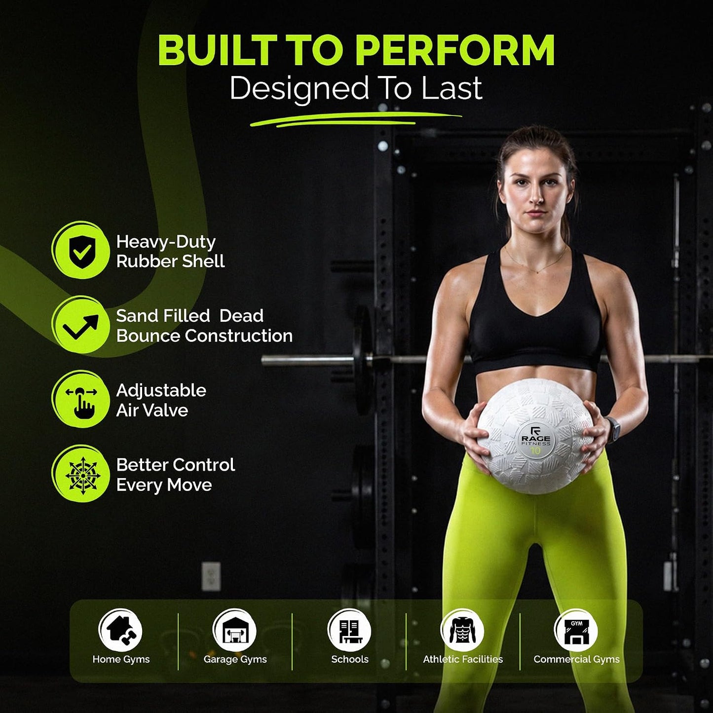 Slam Ball 10/15/20Lb, Medicine Balls for Training